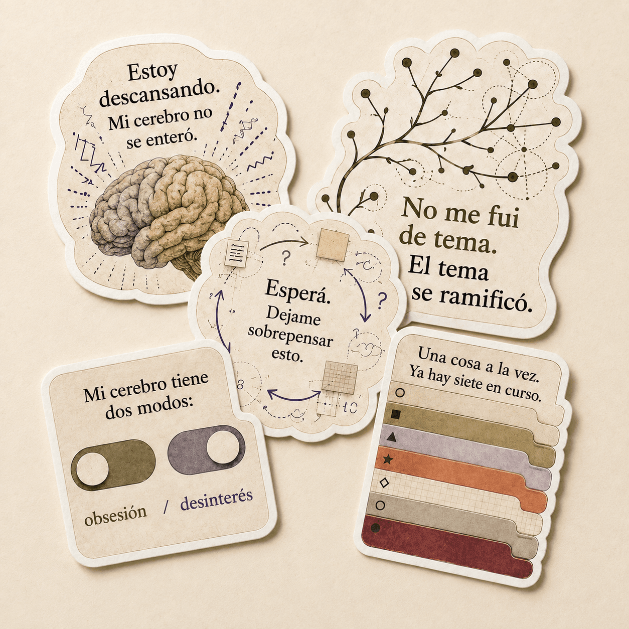 Una cosa llevó a siete
