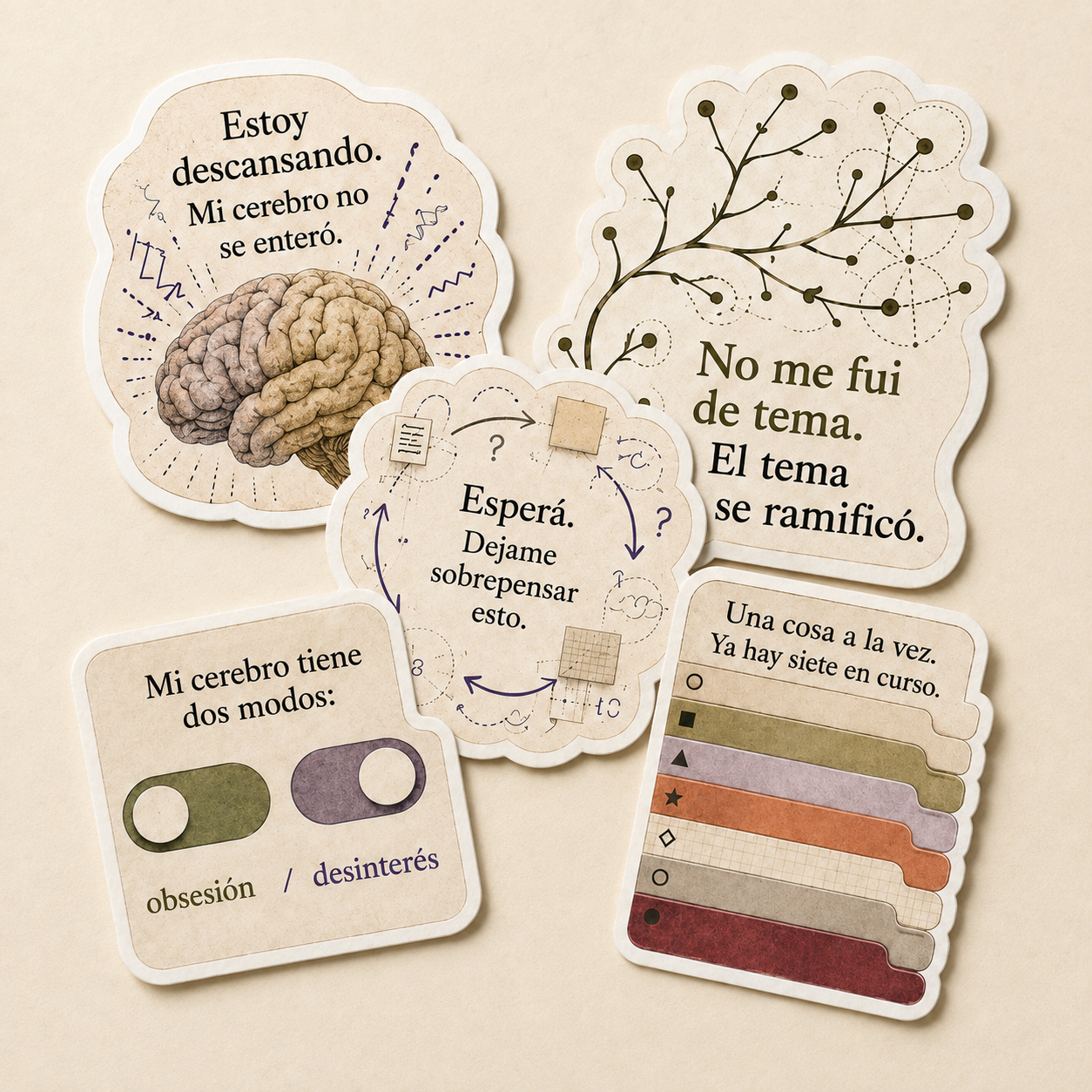 Una cosa llevó a siete
